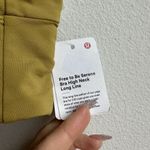Lululemon NWT  Free to Be Serene Long Line Max Support Gold Size 2 Size XS Strapp Photo 2