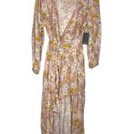 Eloquii NWT Floral Wrap Long Sleeve Dress Photo 0
