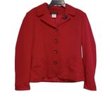 Laura Scott  red blazer size 12 wool blend Photo 1
