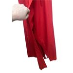 Abercrombie & Fitch  Viral Red One-Shoulder Cutout Maxi Wedding Guest Dress Large Photo 8