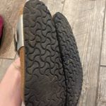 Birkenstock Silver and Brown Sandals with Cork Footbed Photo 3