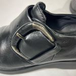 Ecco LEATHER MONK STRAP WOMEN SLIP ON LOAFER BUCKLE BLACK EU 38 SZ 7.5-8 PREOWN Photo 4