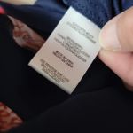 Heart soul Blue Floral Criss Cross Bell Sleeve Chiffon Blouse Size Large Photo 8