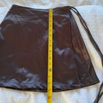 Rampage Elegant Brown Wrap Skirt Photo 7