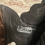 Joe Ximena Tassel Western Bootie Boot Size Leather Women's 7 Brown Cowboy Bling Photo 8