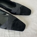 Stuart Weitzman Ladies Expo Elegant Tapered Pumps 8M Black Suede Heels Shoes Photo 3