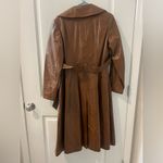 Vintage 70s Suburban Heritage Leather Belted Coat Jacket Photo 3