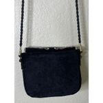 Chico's  Embroidered Black Gold Crossbody Purse Shoulder‎ Bag Going Out Travel Photo 3