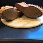 Madden Girl Floral Orange Blue Cream Peep Toe Bow  Wedges 4 Inch Wedge si… Photo 3