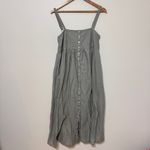 Natural Life  Square Neck Button Up Maxi Dress Size Medium Photo 1