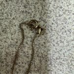 Teal color heart shaped pendant necklace Blue Photo 2