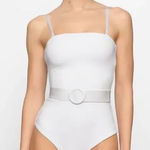 SKIMS BNWT  Sculpting Swim Strapless One Piece Marble 4X Photo 0
