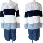 American Eagle NWOT Outfitters Bold Striped Wool Blend Sweater Midi Dres Photo 2