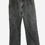 Nasty Gal Black Hi Rise Raw Hem Jeans Sz 10 Photo 1