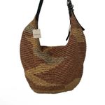 Free People  Beige/Brown Slouchy Shoulder Handbag Photo 3