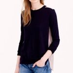 J.Crew  Merino Mixed Media Pinstripe Sweater Photo 0