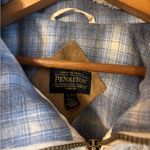 Pendleton Sherpa Jacket Womens Oatmeal Deep Pile Full Zip Sweater XL Tan Photo 1