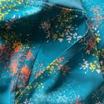 Lands’ end women’s high rise everyday active skinny pants blue teal XS Photo 5