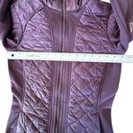 Athleta Women’s XXS Purple Quilted Long Sleeve Hooded Fleece Lined Zip Jacket Photo 11