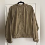 Zella Kinetic Nylon Bomber Jacket in Olive Green Photo 2