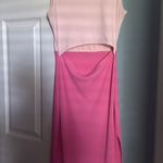 Amazon Pink  Dress Midi Cut-Out Photo 0