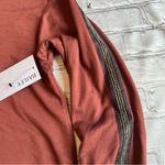 Bailey 44 Womens V-neck Sweatshirt Large Made In USA NEW NWT Boho Beaded Arms Photo 2