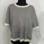 Adrianna Papell  Short-Sleeve Sweater – Size XL Photo 0