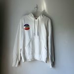 STAUD  White Vote Hoodie Sweatshirt L Photo 2
