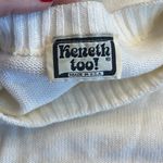 Keneth Too Vintage White Sweater with Red and Blue Stripes Size undefined Photo 3
