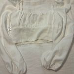 Princess Polly White Long Sleeve Crop Top Photo 5