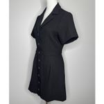 Vetta Capsule The Notch Collar Two Piece Dress Size 6 Black Button‎ Front Basics Photo 7