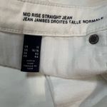 Lands' End Classic White Mid Rise Jeans Size 12 Photo 1