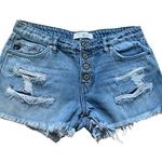 KanCan Light Wash Distressed Jean Shorts M Size M Photo 0