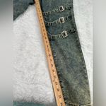 SheIn  Acid Wash Chain Jeans Photo 7