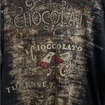 Y2K Vintage Cactus Size Large Chocolate Graphic All Over Print Tee Brown Photo 5