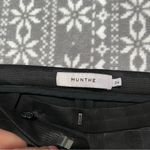 Munthe Black Plaid Trouser Pants Size 2 EU 34 Photo 5