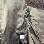 Calvin Klein Burgundy Textured Lined Trench Coat, Size Medium Photo 4