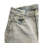 American Eagle Denim Jeans Size 00 Short Super High Rise Straight Leg Pants NWT Photo 4