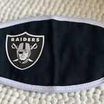 NFL Women's Las Vegas Raiders Black White Face Mask Iconic Logo  Football NWOT Photo 0