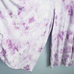 Wonderly  White And Purple Tie Dye Wide Leg Romper Photo 3
