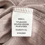 Lovers + Friends NEW Ribbed Knit Stretch Belted Open Front Kimono Cardigan Mauve Photo 2