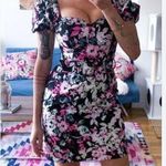 Bar III  Belted Floral-Print Bustier Dress Photo 0