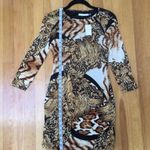 DO+BE  Animal Print Long Sleeve Dress Size Small Photo 9