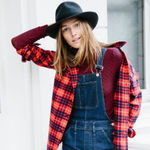 Madewell Altamira Flannel Cargo Workshirt Size Small Photo 0