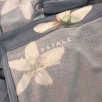 Aeropostale V Neck Sleeveless Floral Tie Back Stretch Romper Large NWT #102 Blue Photo 10