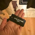 barney's new york  Women's Black Leather Biker Jacket NWT - size 12 / US 8 Photo 5