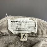 Current/Elliott Current/Elliot Anthropologie “the boyfriend” women’s Gray corduroy Size 29 Photo 4