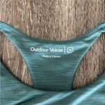 Outdoor Voices  TechSweat Crop Top Evergreen size Medium Photo 2