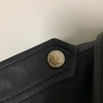 Sam Edelman Moto Black Leather Jacket Size Medium Photo 7