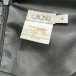 Cache Vintage Y2K  Size 4 Black Fringe Mini Skirt Western Boho Cowgirl Party 20’s Photo 3